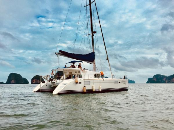 【【普吉島專屬私人包船】法國藍高雙體帆船 Lagoon 440 安達曼海域之旅
