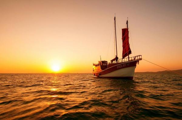 【【喀比夕陽遊船一日遊】波達島、Tub 群島、雞島、泰式海鮮燒烤自助餐