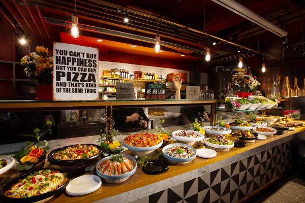 【KKday獨家優惠】中環|BACI|意式週末自助早午餐|連續5年獲得50 Top Pizza Asia-Pacifc|任食獲獎新鮮烘烤Pizza、即點即製意粉