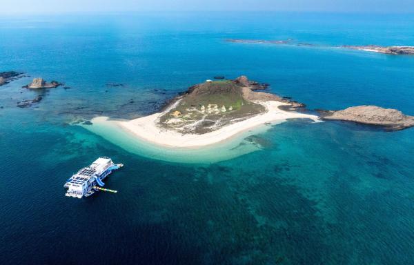 Penghu Wangyou Island One-Day Tour|The only marine paradise in the South China Sea, the only uninhabited island, the Jurassic World on the Sea, a paradise for those afraid of water, coral secrets and dancing with fish (double snorkeling spots)