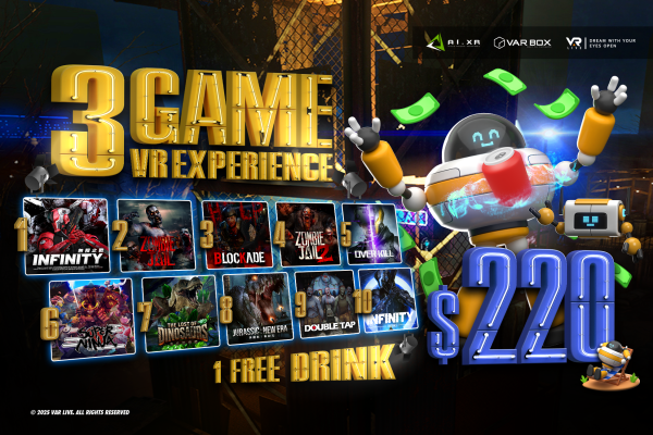 【親子好去處】VAR LIVE VR虛擬實境體驗|自選多款VR遊戲|荔枝角D2 PLACE