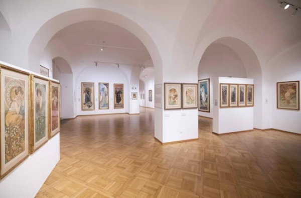 ミュシャ美術館 入場チケット(チェコ プラハ)