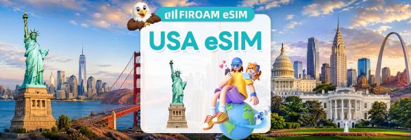 [50% Off% Off] US eSIM (including Hawaii) | 5G/4G network, 1-30 day eSIM | ChatGPT supported