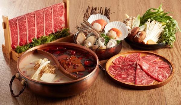 オリンピック | ベンディアン台湾火鍋 | 一人用火鍋×鉄板焼きのダブル体験 | 100分/120分食べ放題火鍋 | 北海道産和牛、オーストラリア産M9和牛、美濃和牛、オーストラリア産アンガス肩肉、高級赤身牛肉 | 8種類の特製スープベース | 台湾から直輸入した高品質食材を使用