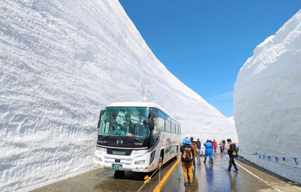 2-Day Tour of Tateyama Kurobe Alpine Snow Valley & Kamikochi Hidden Gem | Exclusive Views of the Kurobe Tateyama Snow Wall | Departure from Nagoya (Includes tickets for six modes of transportation in Tateyama Kurobe)