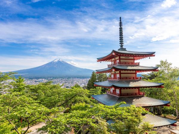 【1名様からツアー催行】富士山と河口湖の絶景日帰りツアー|新倉山浅間公園、河口湖クラフトパーク、大石公園、西湖ヒーリングビレッジ根場|A5プレミアム黒毛和牛「神戸ビーフ」へのアップグレード
