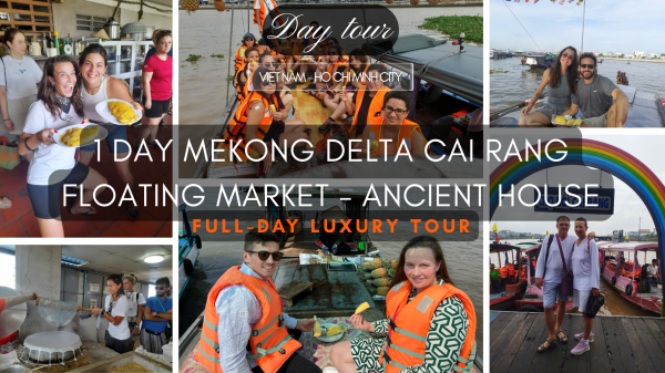 Ho Chi Minh | MAX 12 - 1-Day Mekong Delta Cai Rang Floating Market - Ancient House - Try Making and Enjoy Vietnamese Pancake Tour | Departure from HCM