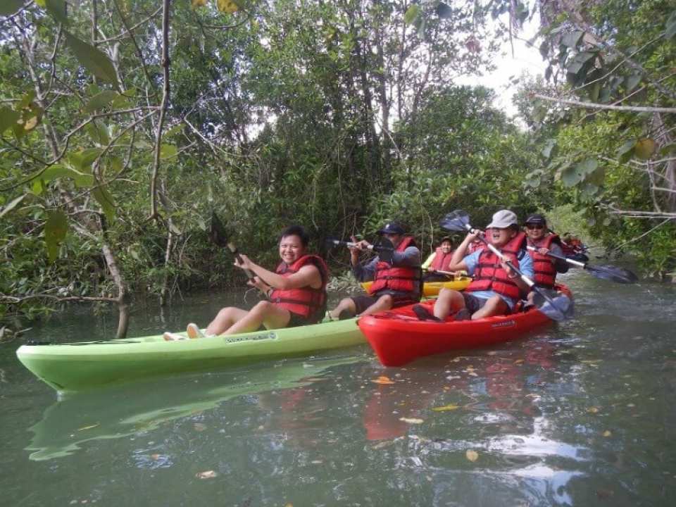  【新加坡郊野深度遊】烏敏島紅樹林獨木舟探險 