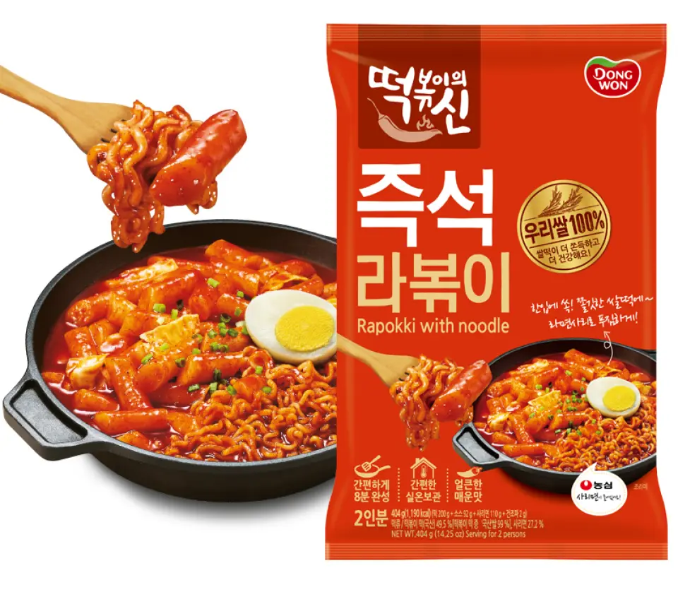 宅配免運 韓國伴手禮 東遠dongwon 8分鐘即食年糕辣炒 炸醬 起司 台灣配送 Kkday