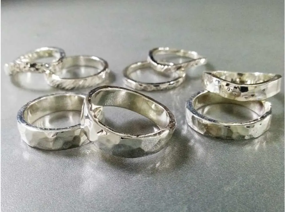 神奈川 湘南辻堂 シルバー槌目リングコース 世界に一つだけのオリジナル手作りシルバーリング Kkday
