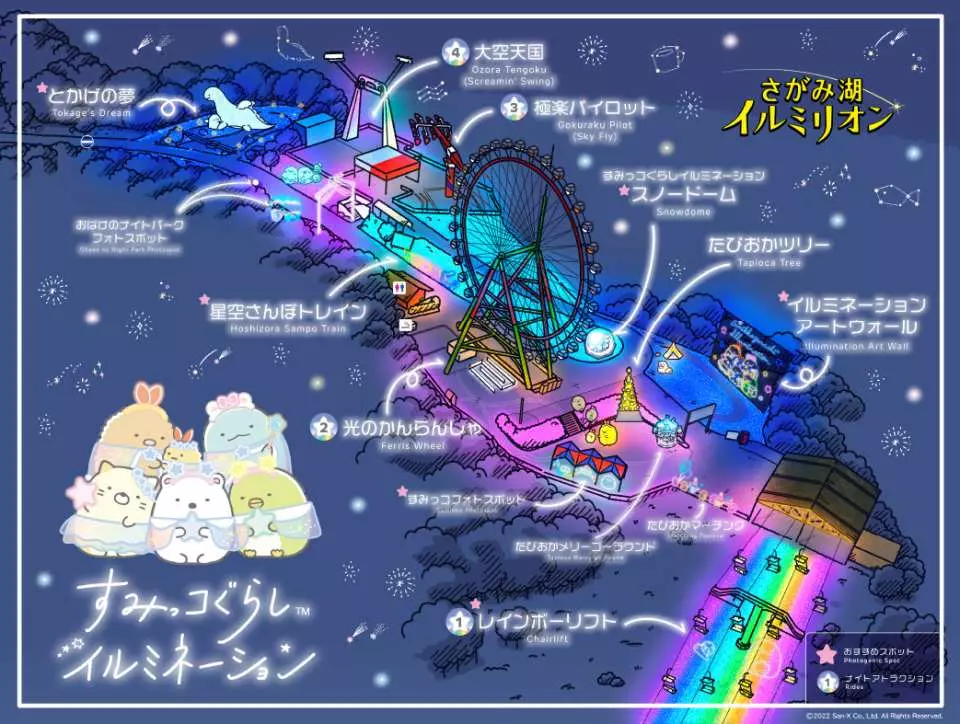 さがみ湖イルミリオン 前売りチケット すみっコぐらしイルミネーション Kkday