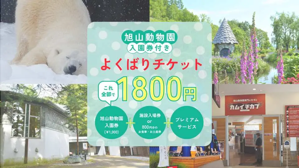 北海道 旭川 旭山動物園入園券付き よくばりチケット 即予約確定 Kkday