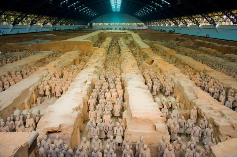 西安|秦の始皇帝陵博物館 (兵馬俑と馬) 半日ツアー (オプションで 1 日 