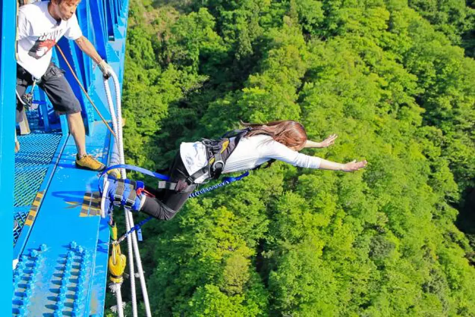 茨城 竜神大吊橋 高さ日本一のバンジージャンプ体験 Kkday