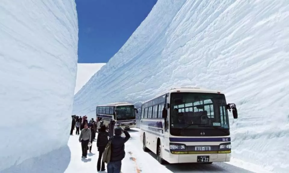 ทัวร์โอซาก้า 2 วัน | แพ็กเกจรถบัสเที่ยวโอซาก้า ชมกำแพงหิมะทาเทยามะ คุโรเบะ  เที่ยวเมืองชิราคาวะ และฮิดะ ทากายามะ ออกเดินทางจากเมืองโอซาก้า | ญี่ปุ่น -  Kkday