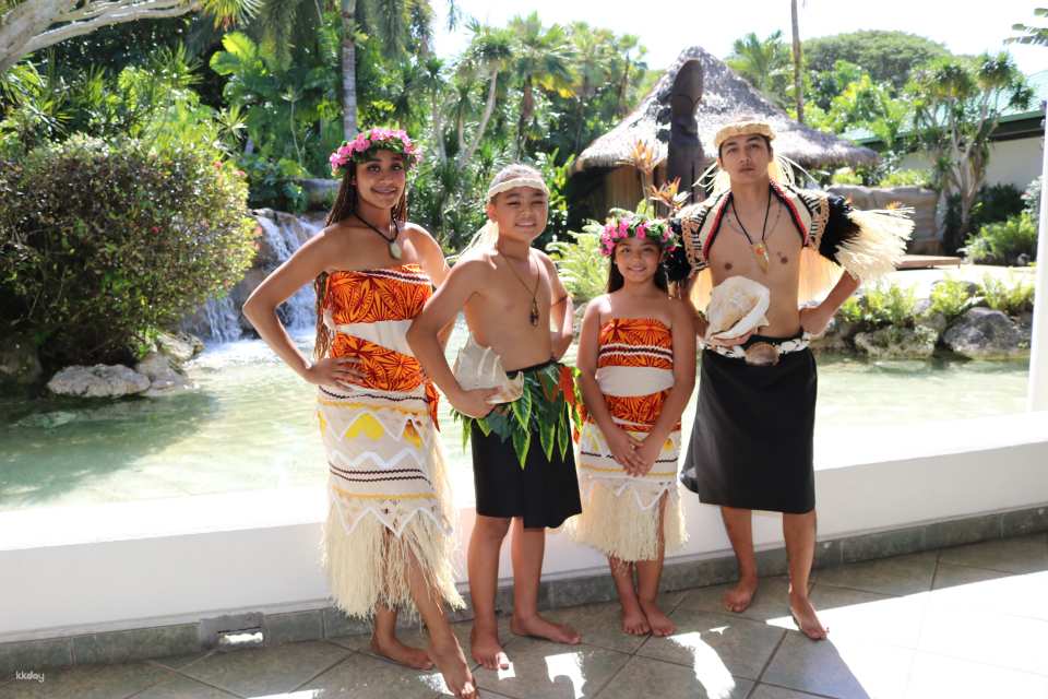Dress up in captivating island costumes and embrace the vibrant spirit