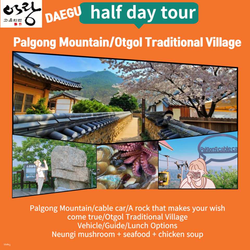 Go on this fun Daegu Palgongsan Half-Day Tour