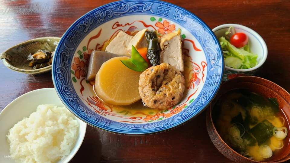 Meal Included Package - World Heritage Set (Gokayama tofu oden; vegan)