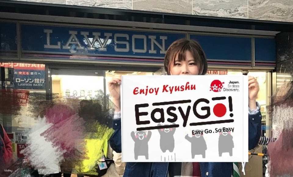 Look for staff with the "Easy Go" board