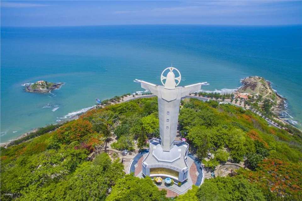 Visit Jesus Christ Statue - one of the tallest statues of Christ in Asia (32m tall - 105 feet) by walking up the mountain with 847 stairs