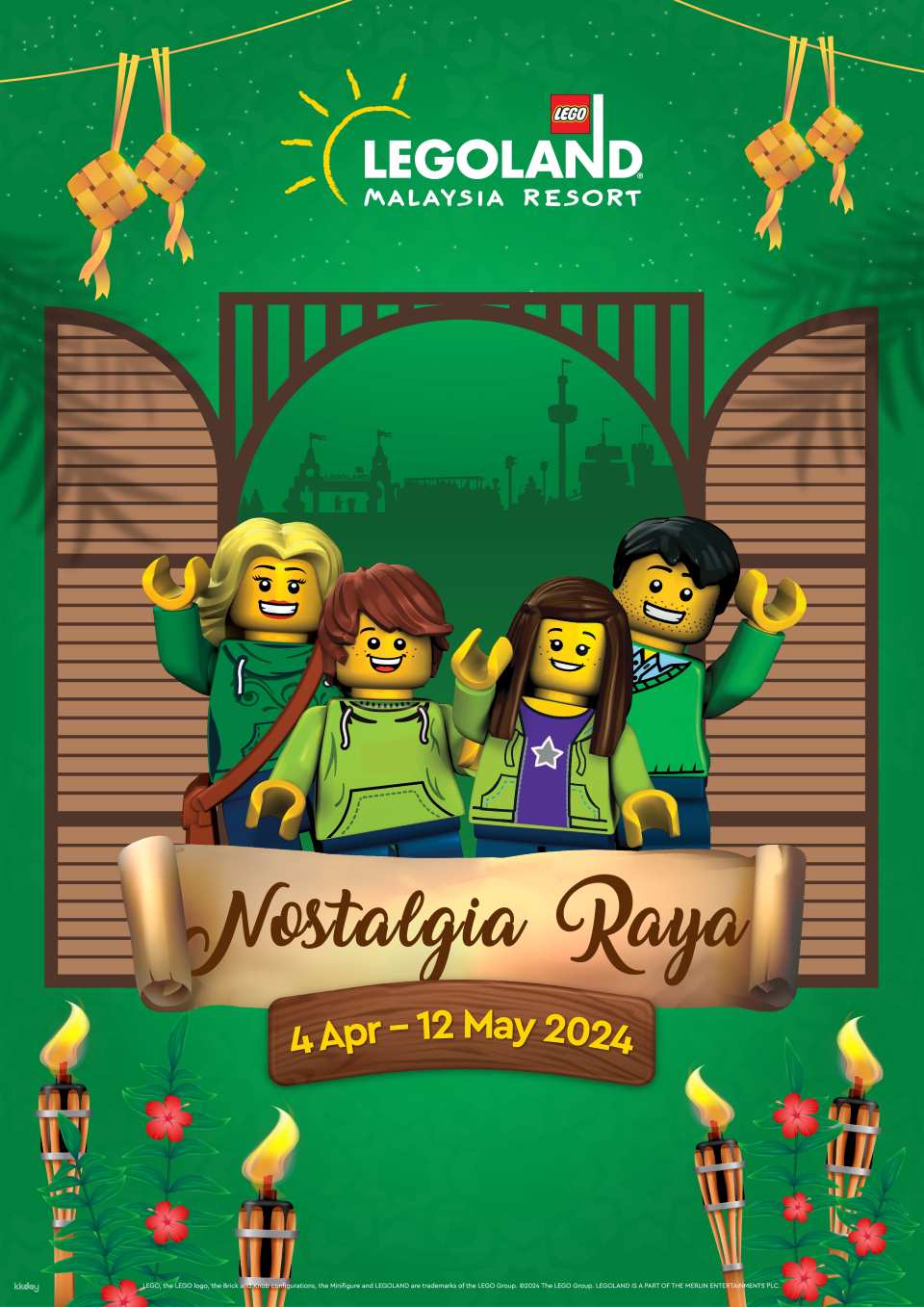 Relive the nostalgia and experience the charm of the good old days Hari Raya celebration at LEGOLAND®️ Malaysia Resort.